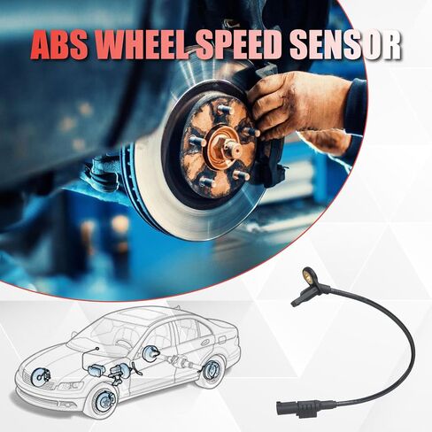 ALS365 Rear ABS Wheel Speed Sensor Compatible with ML320 ML350 ML450 ML500 ML550 ML63 AMG R320 R350 R500 R63 AMG GL320 GL550 in Saudi Arabia