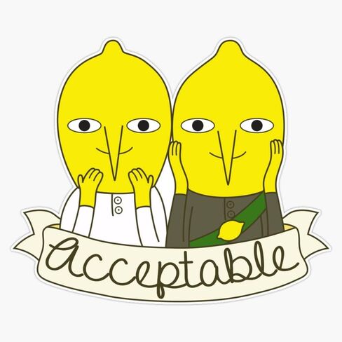 ملصق Lemongrab ملصق Vinyl المصد 6 مل مللي السمك - الحجم 5 " in Saudi Arabia