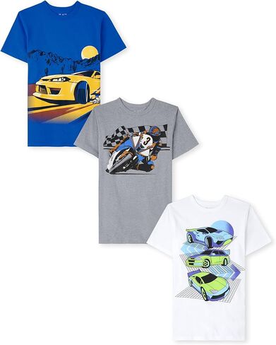 The Children's Place Boys 'Own Sterts Shorts Therts ، Multipacks in Saudi Arabia