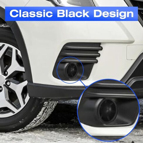 RH Side Front Fog Light Cover Bezel Trim Right, 2019-2021 Compatible with Subaru Forester, Front Bumper Fog Light Cover Cap Passenger Side 57731SJ030 in Saudi Arabia