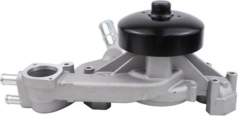 Engine Water Pump with Coolant Thermostat Housing and Drive Belt Tensioner Kit for Cadillac Escalade Chevrolet Silverado Suburban Express 1500 2500 3500 Tahoe Trailblazer GMC Envoy Yukon in Saudi Arabia