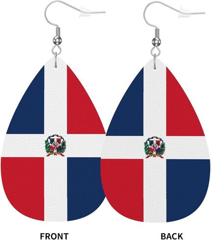 Leather Earrings Dangle Earrings Lightweight Teardrop Earrings for Women in Saudi Arabia