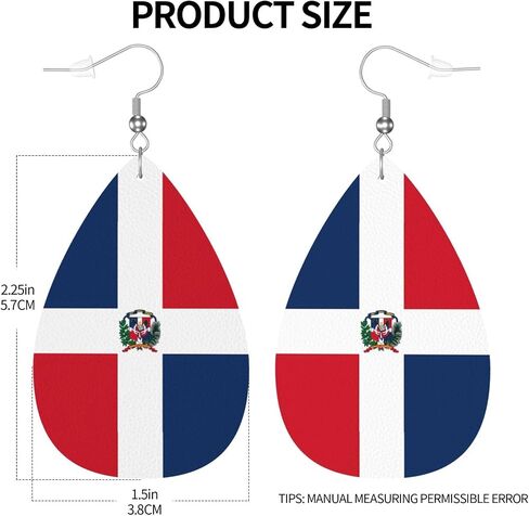 Leather Earrings Dangle Earrings Lightweight Teardrop Earrings for Women in Saudi Arabia