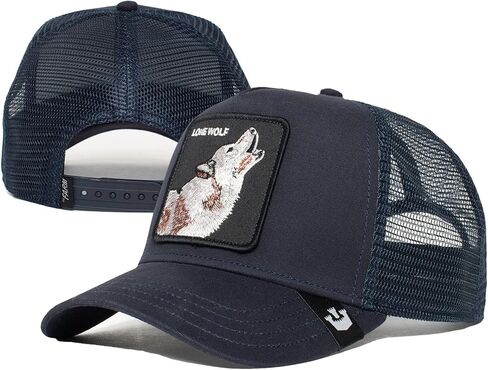 Goorin Bros. Unisex The Farm Original Adjustable Snapback Mesh Trucker Hat, Snow (The Panther), One Size in Saudi Arabia