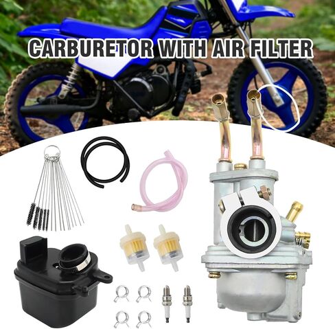 PW50 المكربن مع استبدال مرشح Filter Filter بديل لـ Yamaha PW50 Y- Zinger YT60L YT60 TRI-ZINGER 1984-1985 in Saudi Arabia