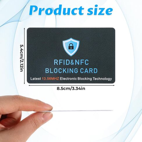 BEWUDY 4 Pack RFID CARTING CARDING ، مضاد للسرقة مانع بدون ملامسة. in Saudi Arabia
