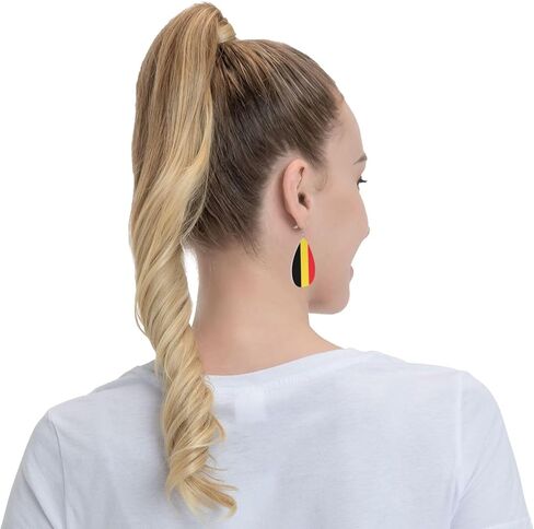 Leather Earrings Dangle Earrings Lightweight Teardrop Earrings for Women in Kuwait