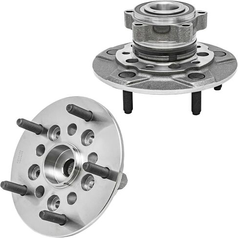 Detroit Axle - SRW Front Wheel Bearing Hubs for 2015-2019 Ford Transit-250 Transit-150, Transit-350 HD, 2016 2017 2018 Wheel Bearing Hubs Assembly Replacement in Saudi Arabia