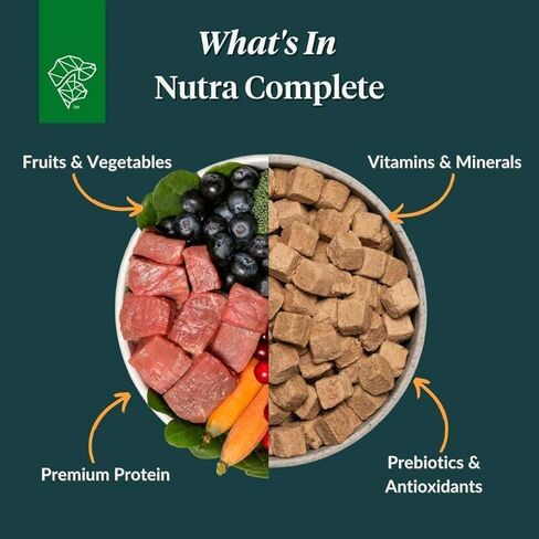 ULTIMATE PET NUTRITION Nutra Complete Raw Freeze Dried Premium Adult Dog Food Reduced Calorie (1 Pound, Turkey) in Saudi Arabia