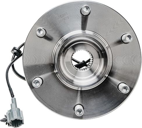 Detroit Axle - Front Wheel Bearing Hub for 2004-2007 Nissan Armada Pathfinder Titan Infiniti QX56, 2005 2006 Wheel Bearing Hub Assembly Replacement in Saudi Arabia