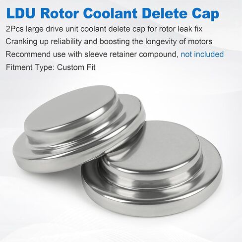 2PCS LDU دوار سائل التبريد حذف غطاء محرك أقراص كبير المنوع من أجل Tesla Model S 2012-2021 ، x 2015-2021 محور تسرب SEAL FIX in Saudi Arabia