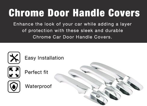 غطاء مقبض باب Segaden Chrome يتوافق مع Honda Civic 2006-2011 XG2213A in Kuwait