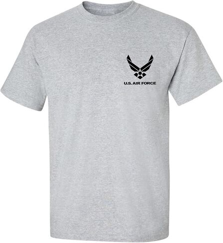 zerogravitee Air Force Left Chest Adult Short Sleeve T-Shirt in Saudi Arabia