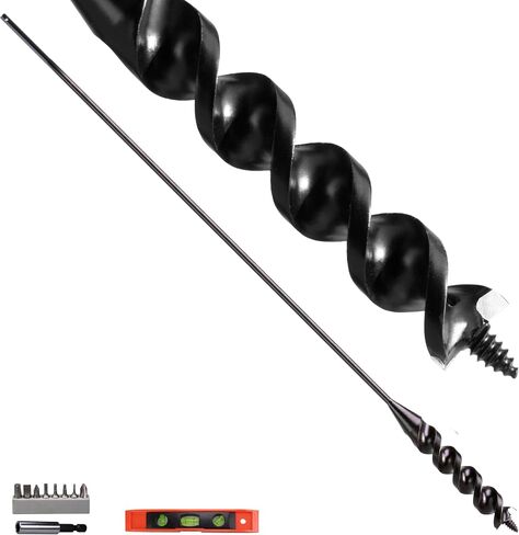 Flex Installer Drill Bit Fish Bit Self Screw Point for Pulling Line Through Tight Spaces 9/16 in. x (4.5 FT) 54 in. Extra Gift C in Saudi Arabia