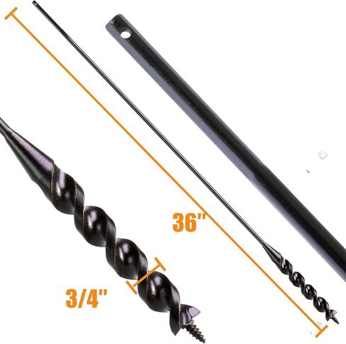 Flex Installer Drill Bit Fish Bit Self Screw Point for Pulling Line Through Tight Spaces 9/16 in. x (4.5 FT) 54 in. Extra Gift C in Saudi Arabia
