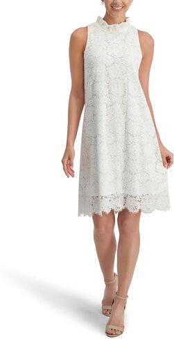 Anne Klein Women's Sleeveless Halter, with Ruffle Neckline, Shift Dress in Kuwait