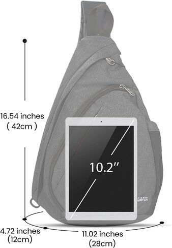 OutdoorMaster Sling Bag, Hiking Daypack, Crossbody Shoulder Chest Urban Outdoor Travel Backpack for Women & Men in Kuwait