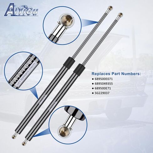 Rear Hatch Shocks Struts Lift Gate Supports Gas Springs Compatible with 2008-2013 Toyota Highlander, Pack of 2 PCS, Replace SG229037 in Saudi Arabia