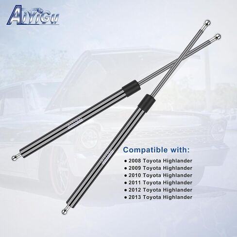 Rear Hatch Shocks Struts Lift Gate Supports Gas Springs Compatible with 2008-2013 Toyota Highlander, Pack of 2 PCS, Replace SG229037 in Saudi Arabia