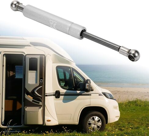 X AutoHaux 1 PC 8inch 22lbs/100n يدعم الرفع الأسود الدعامات الصدمات غاز نابض عالمي لقارب شاحنة سيارة RV in Kuwait