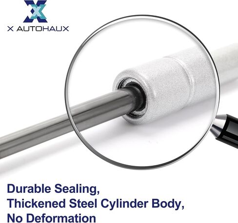 X AutoHaux 1 PC 8inch 22lbs/100n يدعم الرفع الأسود الدعامات الصدمات غاز نابض عالمي لقارب شاحنة سيارة RV in Kuwait