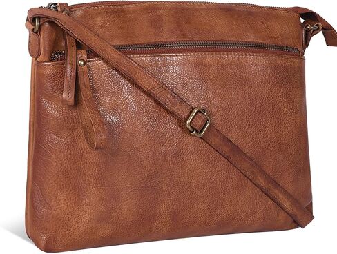 أكياس كروسة من الجلد للنساء - محافظ السيدات - السيدات - أكياس حبال متقاطعة متوسطة الحجم - حقائب اليد الجلدية للسيدات in Kuwait