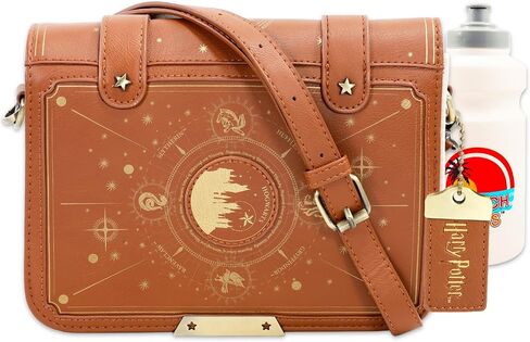 Harry Potter Presh for Women - حزمة حقيبة يد Hogwarts مع حقيبة Crossbody للمراهقين بالإضافة إلى زجاجة ماء | مجموعة إكسسوارات هاري بوتر in Saudi Arabia
