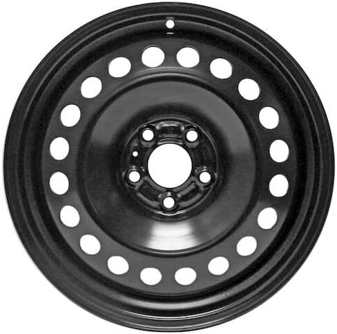 Steel Wheel - 17x7 Inch - 20 Hole - Black - Compatible with 2014-2019 Jeep Cherokee in Saudi Arabia