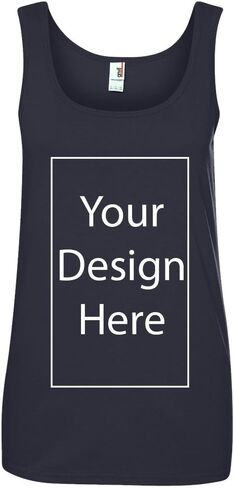 Ladies Add Your Own Text and Design Custom Personalized Sleeveless Tank Tops in Kuwait