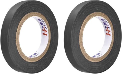 uxcell Insulating Tape 10mm/0.39inch Width 14.5M/47.5ft Long 0.15mm Thick PVC Electrical Tape Rated for Max. 400V 80C Use Green 2pcs in Saudi Arabia