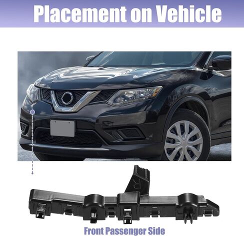 X AUTOHAUX Front Right Bumper Mounting Support Bracket No.62222DF30A for Nissan Rogue Sport 2017-2022 in Saudi Arabia