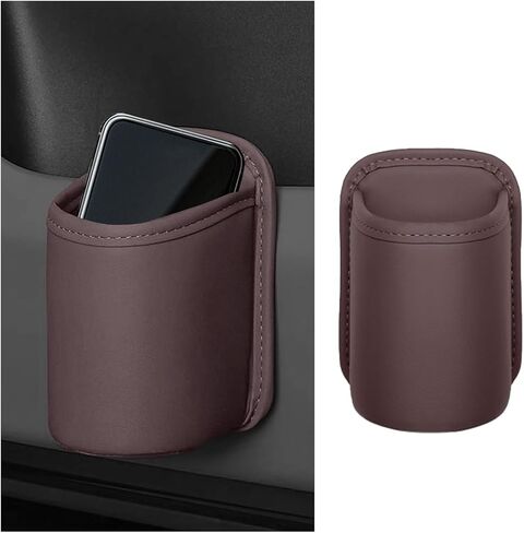 Large Car Door Cup Holder, Clip On Vehicle Seat Side Hanging Cup Drink Holder, Automotive Interior Water Bottle Organizer Mount Accessories, Universal for SUV Sedan Truck (Brown) in Kuwait