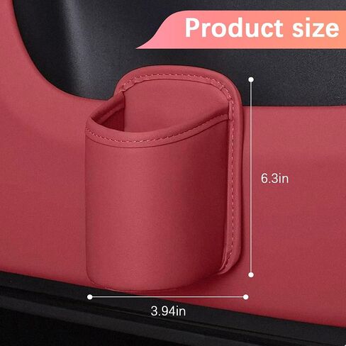 Large Car Door Cup Holder, Clip On Vehicle Seat Side Hanging Cup Drink Holder, Automotive Interior Water Bottle Organizer Mount Accessories, Universal for SUV Sedan Truck (Brown) in Kuwait