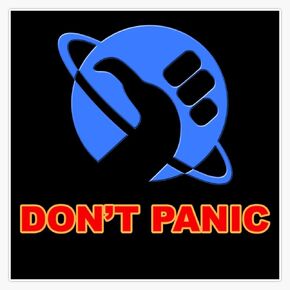 MAGNET Hitchhiker'S Guide To The Galaxy Magnetic Vinyl Sticker Decal Magnet 5" in Kuwait