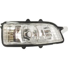 TRQ Passenger Side Mirror Turn Signal Lens and Housing Clear Lens Compatible with 2008-2013 Volvo C30 C70 2007-2011 S40 S80 V50 2007-2009 S60 2008-2010 V70 in Saudi Arabia