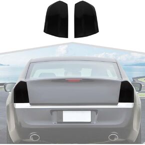 Tail Light Lamp Cover Guard Blackout Kit Exterior Accessories Compatible with Chrysler 300 300C,Smoked Black (2015+) in Kuwait