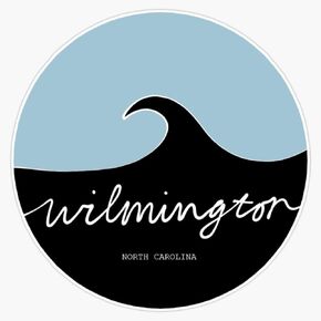 Wilmington NC Vinyl Sticker مقاوم للماء ملصقات جدار الكمبيوتر المحمول ملصق نافذة الوفير 5 " in Kuwait