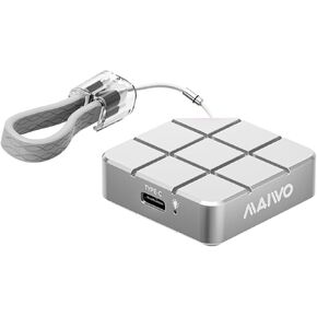 محرك الأقراص الصلبة الخارجي MAIWO 1 تيرابايت SSD المحمول، USB 3.2 GEN 2 Type-C حتى 1050 ميجابايت/ثانية، Mini PSSD لهاتف iPhone 15 Pro Max MacBook Pro PS5، ألومنيوم (فضي) in Kuwait