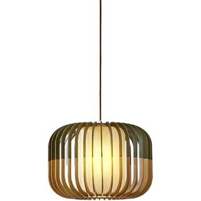 Simple Creative Bamboo Chandelier Gradient Wood Chandelier Wicker Rattan Chandelier Lighting Suitable for Bedroom Kitchen Island Restaurant Table Chandelier(C) in Saudi Arabia