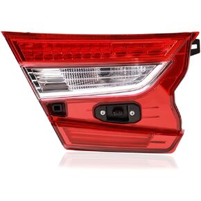 LED Tail Lights التجميع الداخلي متوافق مع 2018-2022 Honda Accord Sedan ، Left Driver Side Leach Light Lights استبدال # 34155TVAA01 in Kuwait