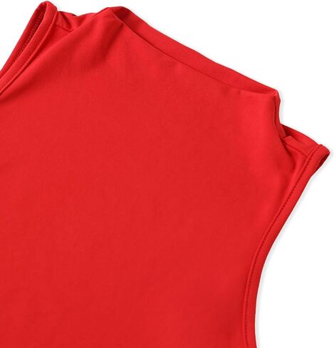 LovelyWholesale Womens Sexy محصول Tops Turtle Neck Summer Tank Top Summeress Shirt in Kuwait
