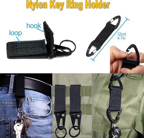 مجموعة إكسسوارات MOLLE مكونة من 32 قطعة، مجموعة ملحقات حقيبة ظهر تكتيكية مع حامل للمفاتيح، ومشابك Grimloc على شكل حرف D، وأبازيم إدارة الأشرطة، ومسيطرون على شبكة الإنترنت المرنة، وتعدد الاستخدامات المعزز لتنظيم العتاد in Kuwait