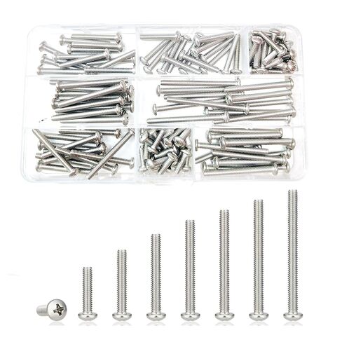 421Pcs # 6-32# 8-32# 10-24 Nuts and Bolts Assortment Kit,Phillips Pan Head Machine Screws Nuts Washers Assortment Kit, 304 Stainless Steel in Kuwait