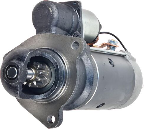 Starter Compatible with/Replacement for 11 Teeth, 24V, 6.7 KW, CW Rotation 12.0L Scania T124/470 2000-2004 24V 30624 120-6229A 0-001-371-007 DRS7760 CS1061 1358639 458174 575732 STR2352 in Saudi Arabia