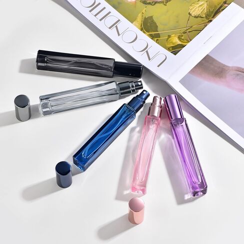 Travel Perfume Atomizer Refillable, 3 Pcs 5ML/0.17oz Mini Spray Bottles Fine Mist Cologne Travel Bottle Glass Perfume Bottles Empty Travel Size Perfume Refill Bottle in Saudi Arabia