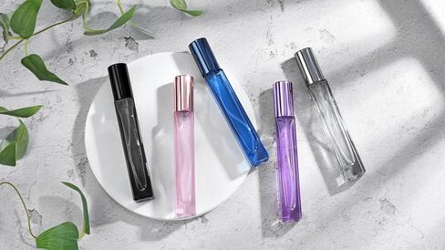 Travel Perfume Atomizer Refillable, 3 Pcs 5ML/0.17oz Mini Spray Bottles Fine Mist Cologne Travel Bottle Glass Perfume Bottles Empty Travel Size Perfume Refill Bottle in Saudi Arabia