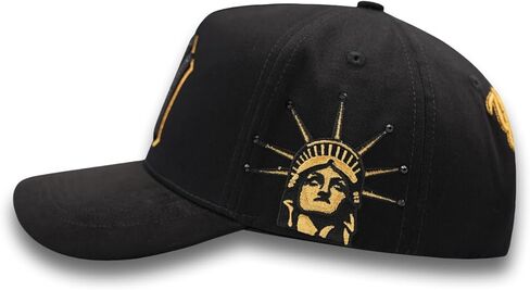 Bigg Boss NY Gold- Premium Hat للرجال ، قبعات لأي مناسبة ، قبعة البيسبول للرجال ، قبعات الرجال القابلة للتعديل ، القبعات السوداء Snapback - قابلة للتعديل in Kuwait
