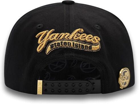 Bigg Boss NY Gold- Premium Hat للرجال ، قبعات لأي مناسبة ، قبعة البيسبول للرجال ، قبعات الرجال القابلة للتعديل ، القبعات السوداء Snapback - قابلة للتعديل in Kuwait