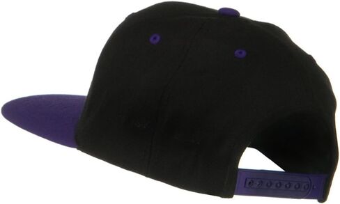 الكلاسيكية Snapback Wool Blend 2 Tone Cap in Kuwait