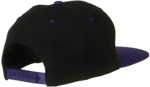 الكلاسيكية Snapback Wool Blend 2 Tone Cap in Kuwait